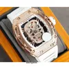 Luxe heren mechanisch horloge Richa Milles Rm052 volledig automatisch uurwerk saffier spiegel rubberen horlogeband Zwitserse horloges EBU6