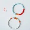 Link pulseiras literatura pastoral koi peixe pingente mão-wowen presente pulseiras para mulheres menina crianças atacado