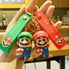 2024 Wholesale Super Mushroom Cute Mary Doll Keychain Exquisite Cute 3D Doll School Bag Pendant Couple Keychain