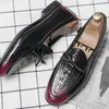 Slip HBP Wine Non-Brand Red On Casual Formal Non Dress Shoes Size 38-47 Classic Durable Bowknot Men Loafer