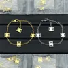 Bracelet de mode coeur creux petits bracelets de créateurs de perles doubles chaînes boucle réglable bracelets en or plaqué accessoires de personnalité zh186 E4