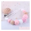 PACIFIER HOLDER CLIPS Baby Clip Sile Teether Ting Toy Attache Holder Spädbarn Matning Dusch Present Drop Delivery Kids Moderskap DHL7Y