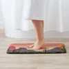 Mattor Anti-Slip Rug Doormat Bath Mat Sunset Cactus golvmatta entrédörrdekorativ