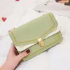 Shoulder Bags Japan And South Korea Women's Embroidered Small Square Messenger Bag Contrast Mobile Phone Chain Lock