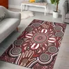 Carpets Aboriginal Dot Art Depicting Honey Ants Area Rug Room Mat Floor Anti-slip Large Carpet Home Decoration Themed Living