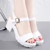 Sandals High-heel Open From Front Summer Women's Sneakers Flip Flops Shoes Sandal Woman 2024 Sports Super Offers