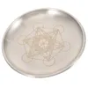 Candle Holders Pentagram Astrology Pentacle Altar Plate Tea Candles Delicate Candlestick Tray Fruit