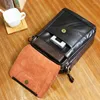 Çanta Orijinal Deri Erkek Tasarım Omuz Messenger Cowhide Fashion Crossbody 8 "Tablet Tote Satchel