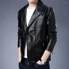 Men's Jackets Jacket Spring Style Leather Korean Version Slim Thin Motorcycle Clothes