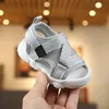 Bébé garçon sandales noir gris rose toile infantile fille enfant en bas âge été chaussures de marche né Sneaker plage D04143 240313