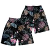 Shorts pour hommes Style de vacances hawaïen fleur palmier Joggers Streetwear taille élastique cordon Fitness Homme hommes vêtements