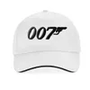 Cappelli da basket alla moda Uomo Donna, Cappello da basball James Bond 007 Movie Hat, Cappelli sportivi da esterno ricamati con snapback regolabile Cappello Hip Hop