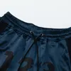 Men's Shorts Summer Mens Womens RRR123 High Street Quality Sateen Side Webbing Loose Drawstring Casual Trousers Breeches