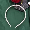 Hair Clips Bohojewelry Store Elegant Pure White Round Pearl Women's Fashionable And Minimalist Hairband