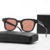نظارة شمسية عتيقة إطار صغير مربع نساء مصمم العلامة التجارية جيلي ألوان نظارات شمس الرجال في الهواء الطلق نظارات السفر UV400 Gafas de sol