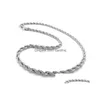 Chains 925 Sterling Sier Necklace 2Mm 16-30 Inch Pretty Cute Fashion Charm Rope Chain Jewelry Factory Wholesale Drop Delivery Necklace Dhd0A