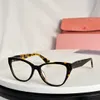 Kvinnor Eyeglasses Cat Eye Havanna Glasses Optical Frame Fashion Solglasögon Frames Sunnies Sonnenbrille UV400 glasögon