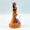 2024 Heady Bong Glass 20cm 8 tum 3D Monster Variation Kind Hookah Water Pipe Bong Glass Bongs 14mm Bowl Local Warehouse