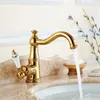 バスルームシンク蛇口Vidric 5colors Orb Deck Diamond Faucet Single Handle Ceramic Banheiro Torneiraを備えた真鍮製