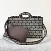 Hochwertige Einkaufstasche aus Segeltuch, Modedesigner-Umhängetasche mit Geldbörse, hochwertige Luxus-Handtasche mit großem Fassungsvermögen, schwarze Einkaufstasche für Damen