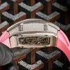 Luxe heren mechanisch horloge Richa Milles Business Leisure Rm07-01 Volautomatisch fijn stalen kast Tape Trend Dameshorloges met Zwitsers uurwerk