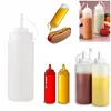 Storage Bottles Large Squeeze Condiment With Nozzles Ketchup Sauces Olive Oil Bottle Dispenser Sauce Kitchen Gadget