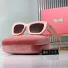 Projektant okularów przeciwsłonecznych Mui Mui dla kobiet i mężczyzn Koty Oko Kobieta modna mała twarz pikantna dziewczyna wklęsła okulary słoneczne okulary uliczne okulary przeciwsłoneczne męskie z pudełkiem