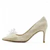 Dress Shoes Size 33-43 Pointed Stiletto Heel Wedding Women Sexy Nightclub High Heels Bridal Banquet