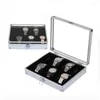 Watch Boxes 6/12 Grids Display Box Stand Storage Transparent