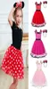Fantaisie Mini souris habiller à pois anniversaire bébé fille robe Mini souris Cosplay Costume filles fête princesse taille 15T3635000