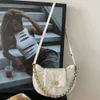 Shop Factory Hurtowa mała i niszowa Wysokiej jakości dwukrotna torba łańcucha siatki diamentowej 2024 Nowy modny crossbody Dumpling Umpling