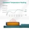 Ütü saç düzleştirici fırça lcd sıcak tarak ıslak ve kuru düzleştirme tarak turmalin seramik hızlı ısıtma kıvırıcı ve düzleştirme