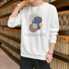 Heren Hoodies Sweatshirts Herfst Winter Effen Ronde Hals Letter Polka Dot Gedrukt T-shirt met lange mouwen Sport Hoodies Mode Casual Losse tops 24318