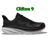 Designer Clifton Sneakers Chaussures de course Bondi 8 9 Sneakers One Womens Anthracite Randonnée Chaussures Breffable Mens Outdoor Sports Trainers High Quality