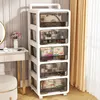 Kitchen Storage Multi-Layer Rack Truck Can Be Used For Toys Snacks Books And Baby Products Household Portable Organization Units