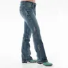 Women's Jeans Chinese Style Embroidery Washed Slim Women's