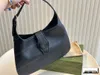 Designer bag fashion black pink purse baguette bags designer aphrodite series small crescent shaped Shoulder Soft leather 38CM WYG