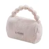 Cosmetic Bags Soft Plush Bag Fashion 4 Colors Large Capacity Cute Design Makeup Dust-proof Winter Toiletries Outdoor