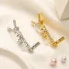 Ontwerper Merk Letter Sieraden Broches Hoogwaardig 18K Verguld Zilver voor Heren Dames Beroemd Geometrisch Bloemen Patroon Pins Broche Bruiloft Feest Kerstcadeau