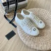 Channel Summer tennis Shoes sneaker Women outdoor Lovely Casual luxury loafer preppy style flat New style hike shoe canvas Men Designer Low walk espadrille girl gift