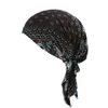 Ethnische Kleidung Damen Turban-Kappe, muslimisches Hijab für Frauen, Vintage-Blumendruck, Damenschal, Turbane, Kopf, Damen, islamisch