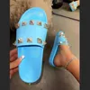 HBP Non-Brand Rivets Slippers Shoes Outdoor Sandals Summer Slides Women Fashion Slides For Ladies