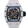 Herenhorloge Designer horloge Luxe merk RM030 Wit keramiek Herenhorloge Automatische machines Zwitsers horloge Luxe