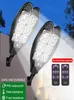 COB SOLAR LIGHTS kraftfulla gatulampor Remote Control PIR Motion Sensor 3 Lägen utomhus Garden Light Waterproof LED Wall Lamp1702858