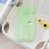 Hondenkleding Regenboogstokdoek Zonnebrandkleding voor honden Dunne stijl ademende teddykleding Lente en zomer Schattig huisdiershirt Puppyvest