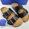 Sandalen Designer-Sandalen Deutschland Sandale Schuhe für Männer Frauen Slides Mode Sommer Strand Hausschuhe Loafer Hausschuhe Wildleder Leder Schnalle Slide Flip Flops Größe 35-45