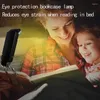 Lampade da tavolo Luce a LED per carta Kindle USB Power Bank Lampada da lettura Carta Divertente Night Eye Protect Clip Book