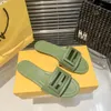 Chinelo de praia designers sandálias marrom sentir marca mulheres sapatos reais sliders de borracha de seda slide verão ao ar livre sandália salto plano moda luxo casual piscina slide mule