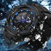 Horloges 2024 Mannen Polshorloge Voor Mannelijke Klok 50M Waterdicht Alarm Dual Display Digitale Horloges Sport Dropship