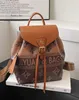 Женский рюкзак, дизайнерская кожаная женская сумка, роскошные модные школьные сумки с принтом и кисточками, рюкзаки большой емкости